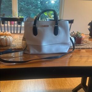 Kate Spade White Nude and Black Tote